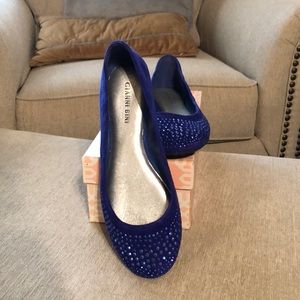 Gianna Bini Royal Blue Flats